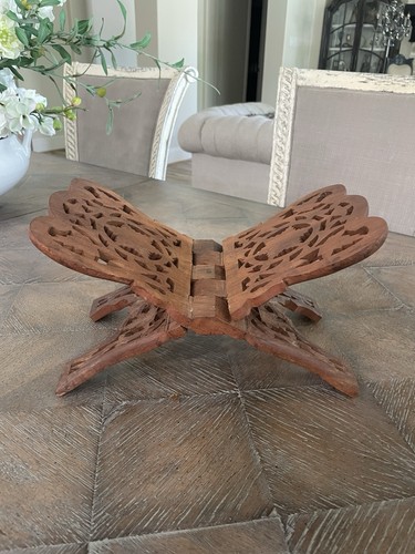 Vtg antique hand carved wooden - hand,