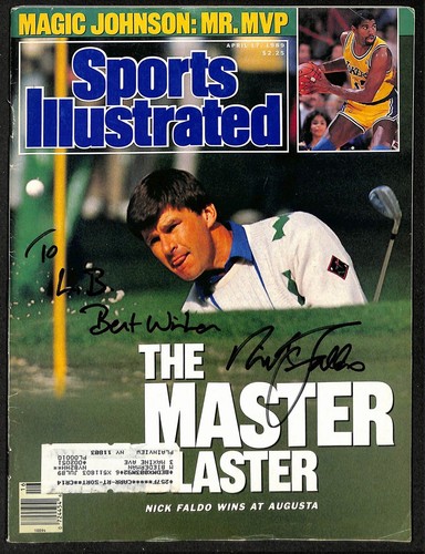 Nick faldo signed autographed - faldo, signed/autographed