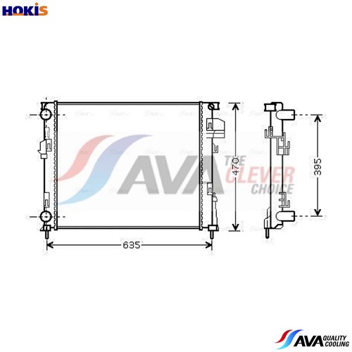 Radiator engine cooling - radiator,