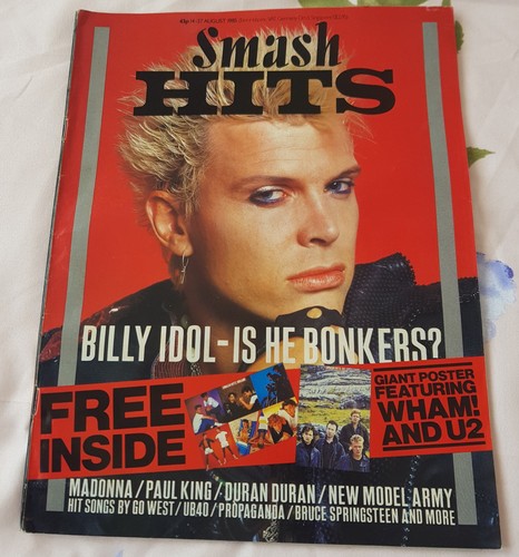 Smash hits magazine 1985 - smash,