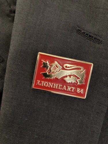 Operation lionheart 1984 pin - 1984,