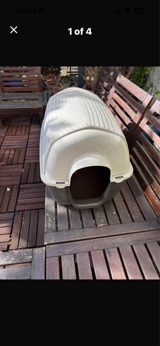 Plastic dog kennel - plastic,