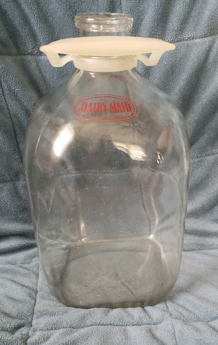 Vintage dairy maid gallon - dairy,