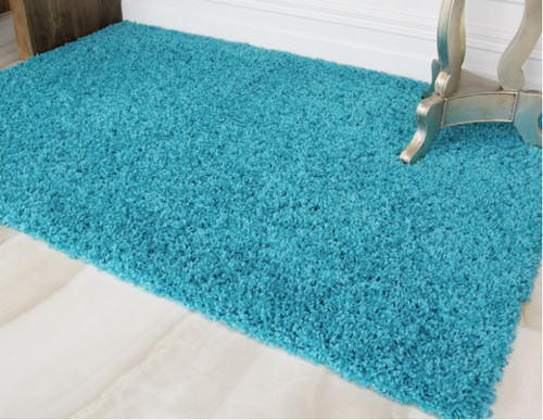 Plain turquoise blue rugs - turquoise,