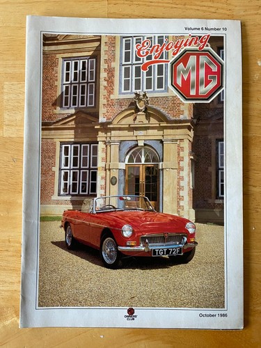 Enjoying oct 1986 mgb - oct,
