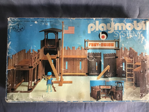 Playmobil fort union - union, complete