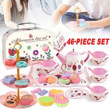 46Pcs Tin TEA SET BOYS GIRLS
