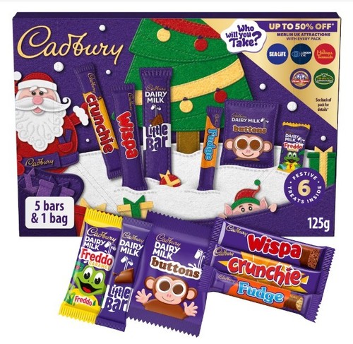 Cadbury chocolate xmas - cadbury, santa