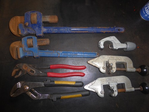 Plumbing tools job lot - tools,