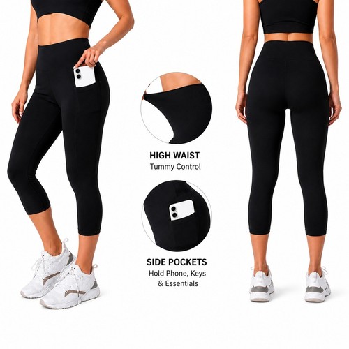 Women capri leggings - women,