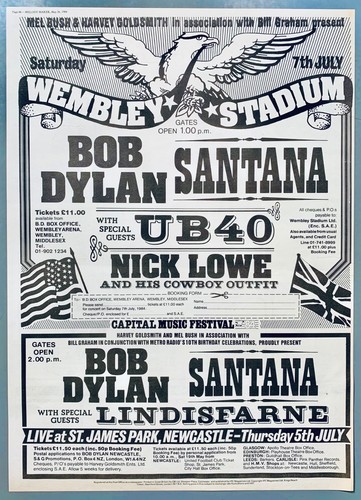 Bob dylan santana - bob, 1984