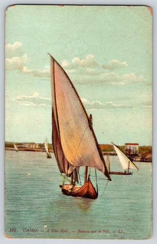 Postcard ship nile boat at - ship,