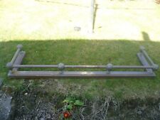 An Antique Large Brass Fire kerb / Fender. Large Antique Brass Fire Kerb