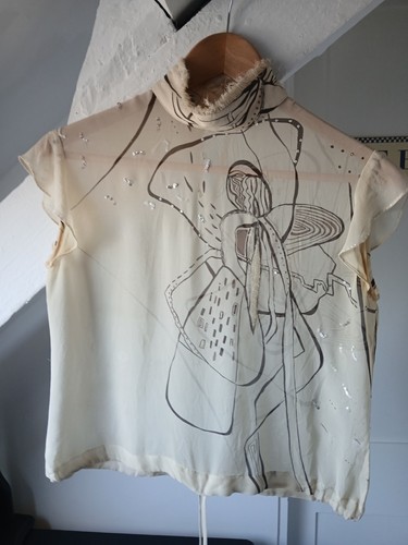 Temperley sheer abstract top - temperley,