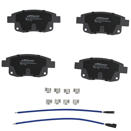 Brake pads set rear - brake, for