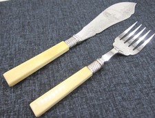 Vintage epns fish serving - vintage,