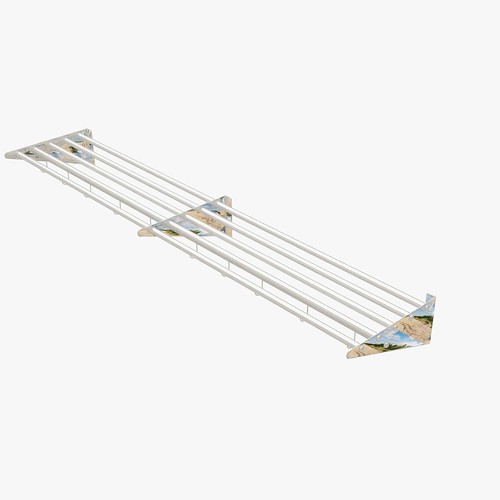 Wall mounted pot rack - wall,