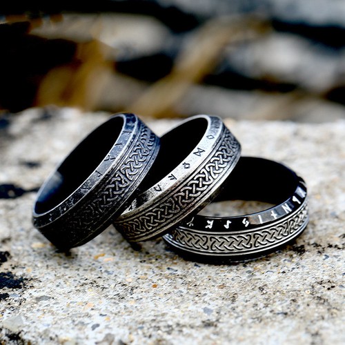 Viking rune ring men - viking,