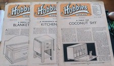Vintage Hobbies Weekly 3 Magazines . February 1951.