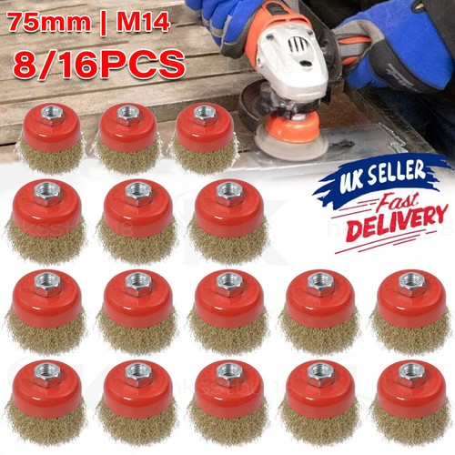 16pc wire cup brush wheel - cup,