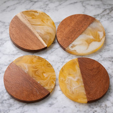 Resin Epoxy Wooden Coasters