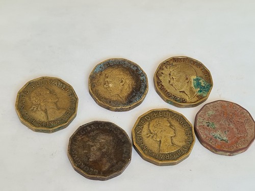 Nickel brass three - brass, coins