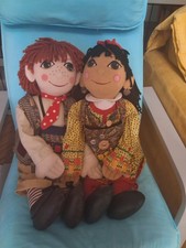 Rosie And Jim Large 30’’ Rag Dolls 1999 With All Accessories