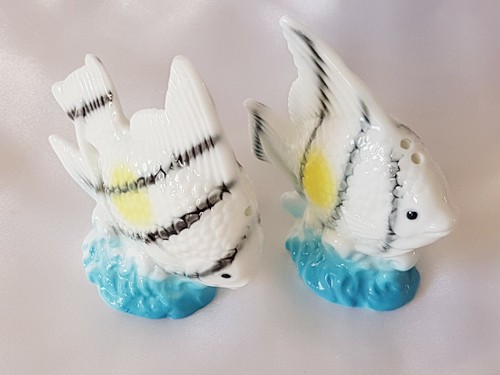 Pair matching ceramic salt - pair,