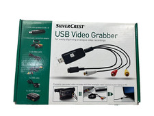 Silvercrest USB Video Grabber Digitising Analogue Video Recording New