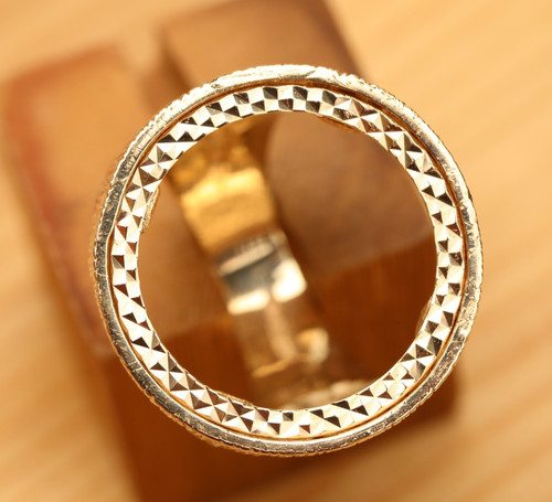 9ct solid yellow gold - solid,
