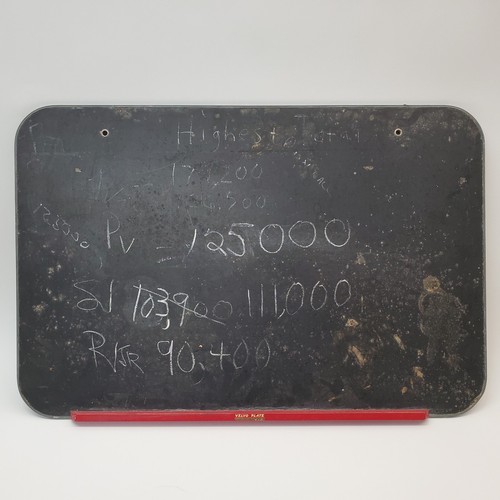 Vintage velvo plate chalkboard - vintage,