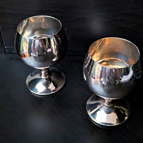 Falstaff silver plate goblet - falstaff,
