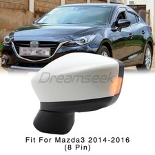 For Mazda 3 Axela 2014-16 Wing Mirror w/ Turn Lamp Power Folding Passenger Side