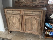 Large Antique French Oak Sideboard Cupboard Shabby Chic