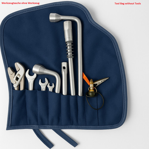 Blue tool bag - tool, for