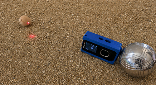 Laser petanque measure - petanque,