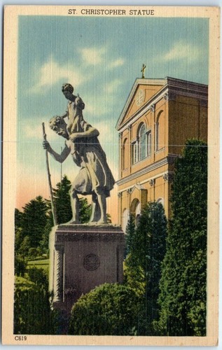 Postcard christopher - st.,