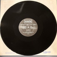 Oasis Acquiesce Mega Rare 12” 1995 Vinyl Single-Sided Promo 1st Press CTP-204 NM
