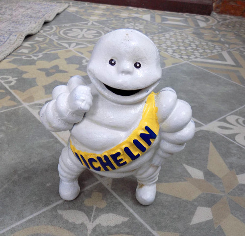 Cast iron michelin man - iron,
