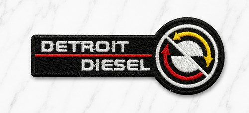 Detroit diesel embroidered - detroit,