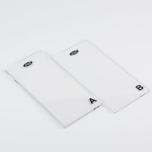Clear plate die cutting - clear, plate,