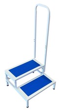 Blue Double Step Stool with