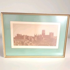 Limited Edition Print 1/30 Durham Cathedral and Castle vintage