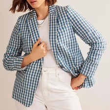 Boden Cambridge Gingham Blue
