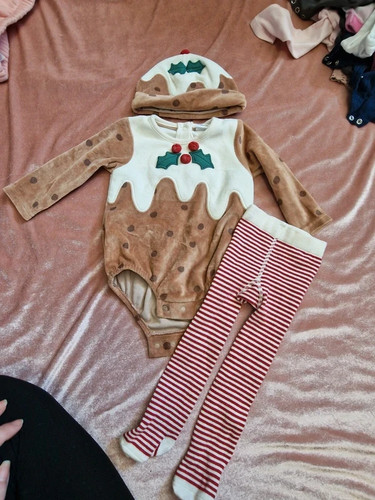 Baby christmas pudding - , outfit