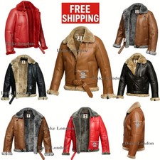 Mens B3 Raf Real Sheep Skin