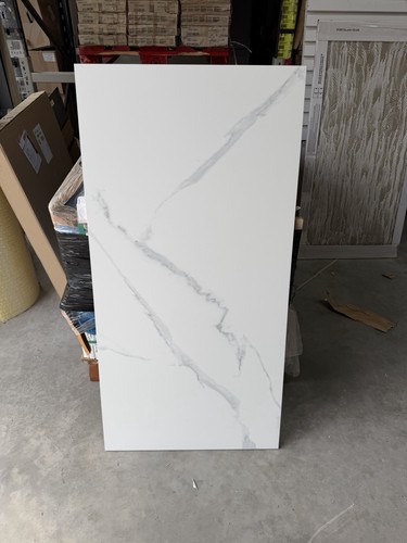 White marble matt porcelain - marble,