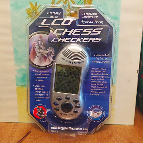 Excalibur lcd electronic chess - lcd,