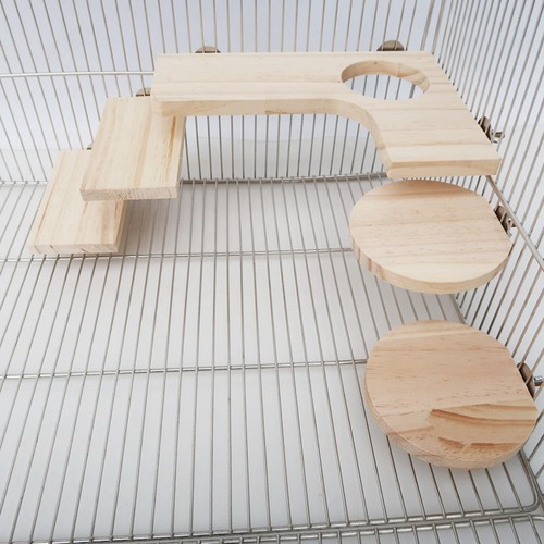 Wooden hamster cage - hamster,
