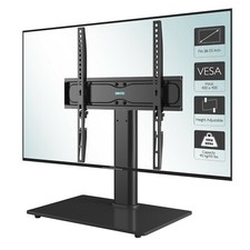 Universal Table Top Pedestal TV Stand with Bracket for 26-55 inch LCD/LED/Plasma